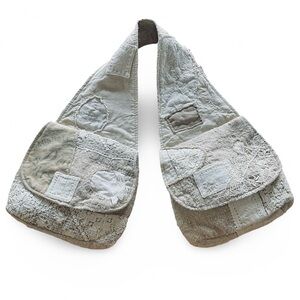 Rare Ralph Lauren x J. Augur Design Handmade “Saddle Bags” Hand Weave & Lace